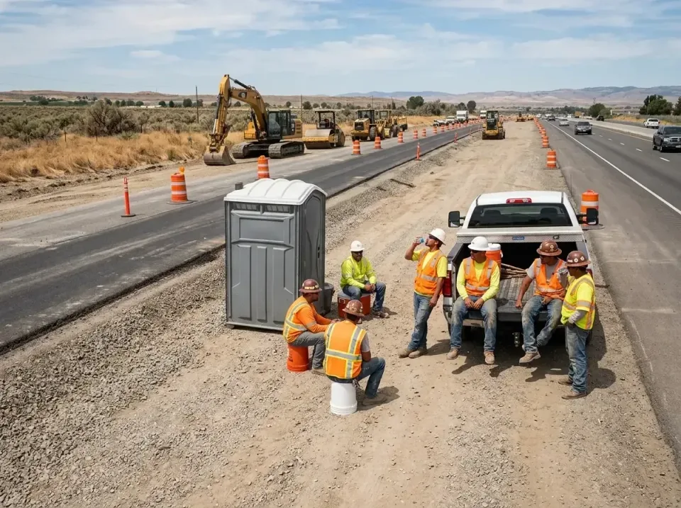 highway-road-construction-crew-007 — frequently asked questions, Porta Potty and Restroom Rentals in Cottonwood, CA